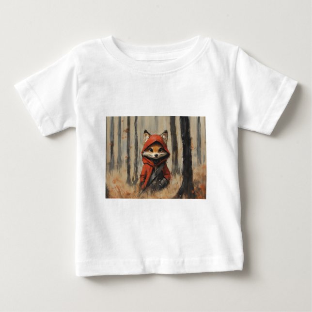 Foxy Fox - Der kleine Fuchs Baby T-shirt (Vorderseite)