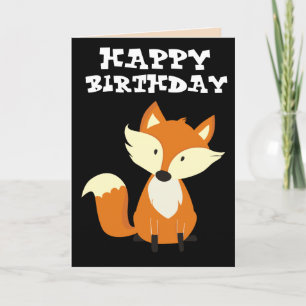 FOXY! FOX HAPPY BIRTHDAY CARDS KARTE