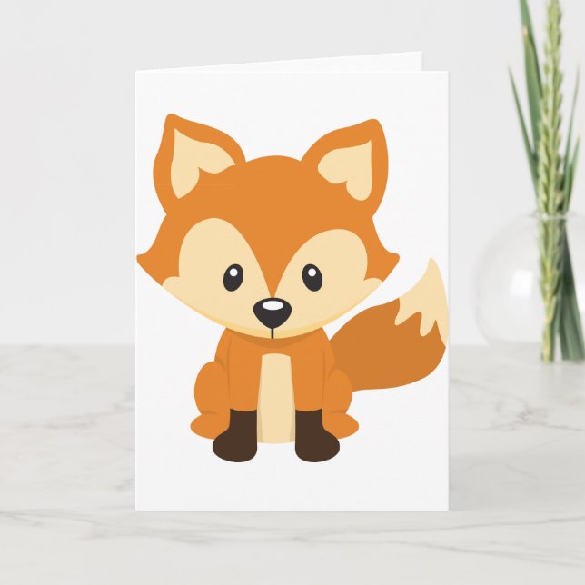 Foxy Fuchs Karte (Vorderseite)