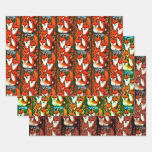 Foxy Fun Geschenkpapier Set
