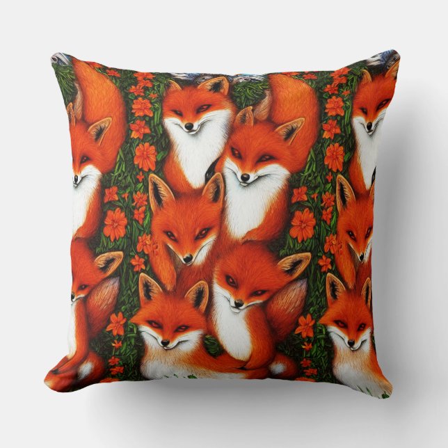 Foxy Fun Kissen (Vorderseite)