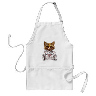 Foxy gekleideter Fox Schürze
