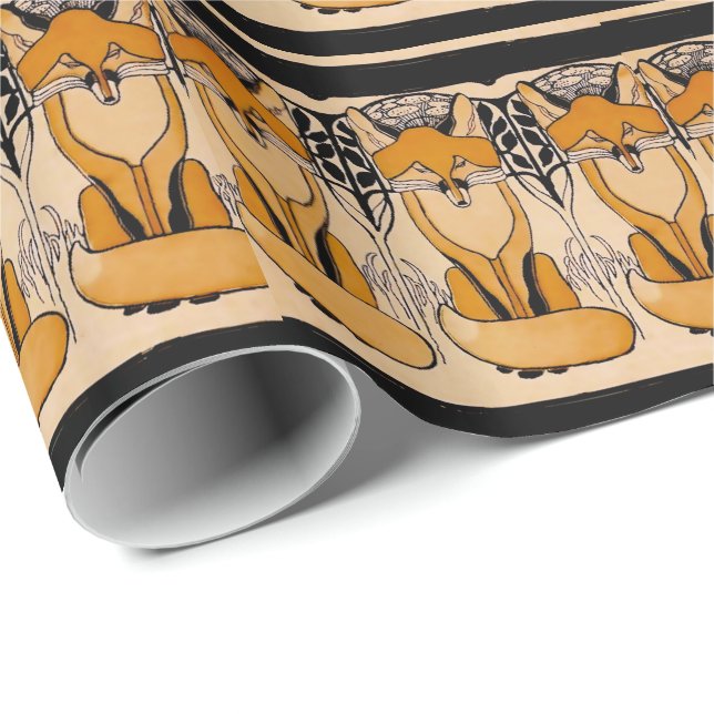Foxy Geschenkpapier (Rolleneckpunkt)