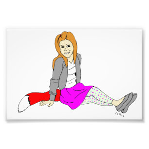 Foxy Girl Fotodruck