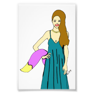 Foxy Girl Fotodruck