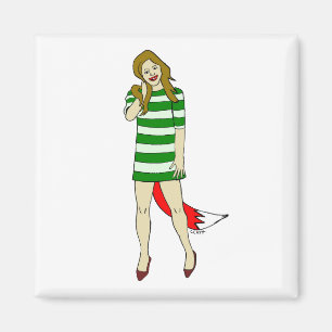 Foxy Girl Magnet