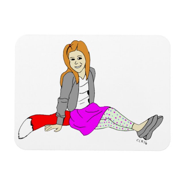 Foxy Girl Magnet (Horizontal)