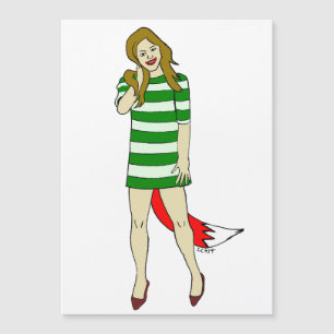 Foxy Girl Magnetkarte