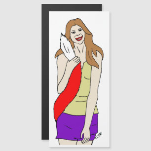 Foxy Girl Magnetkarte