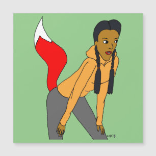 Foxy Girl Magnetkarte