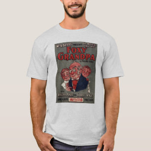 Foxy Grandpa (Asche) T-Shirt