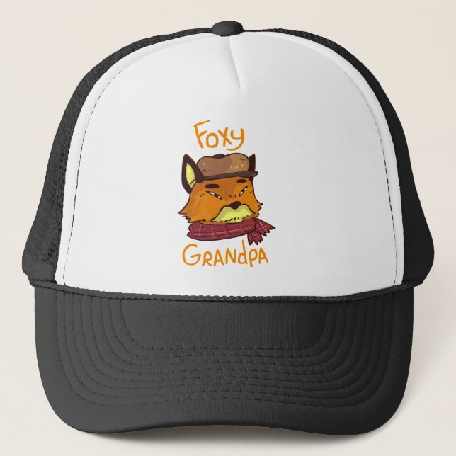 Foxy Grandpa Hat Truckerkappe (Vorderseite)