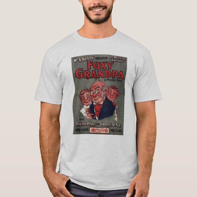 Foxy Großvater (Asche) T-Shirt (Vorderseite)