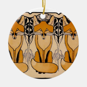 Foxy Keramikornament