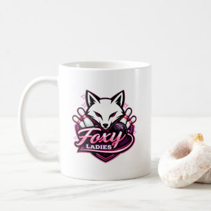 Foxy Ladies Bowling-Team-Logo Kaffeetasse