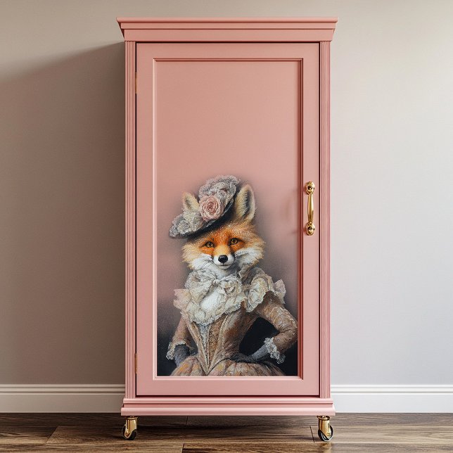 Foxy Lady Fox Decoupage Seidenpapier (Von Creator hochgeladen)