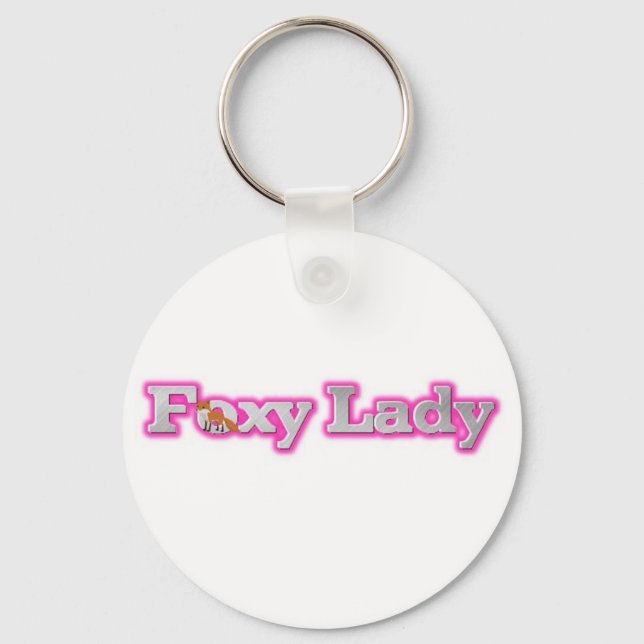 FOXY LADY KEY KETTE SCHLÜSSELANHÄNGER (Vorderseite)