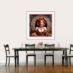Foxy Lady Kunstprint Poster