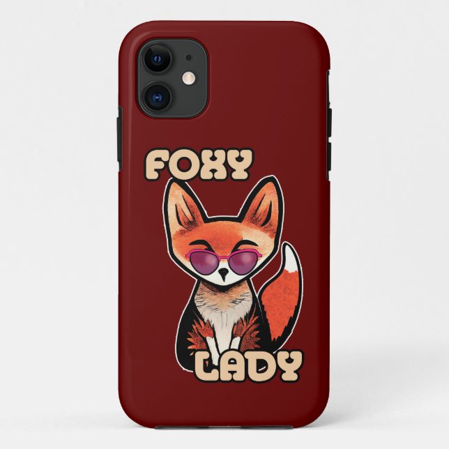 Foxy Lady | Niedlich Fox Case-Mate iPhone Hülle (Rückseite)