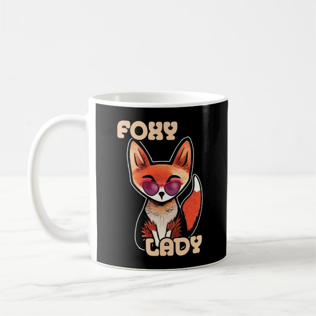 Foxy Lady | Niedlich Fox Kaffeetasse (Links)