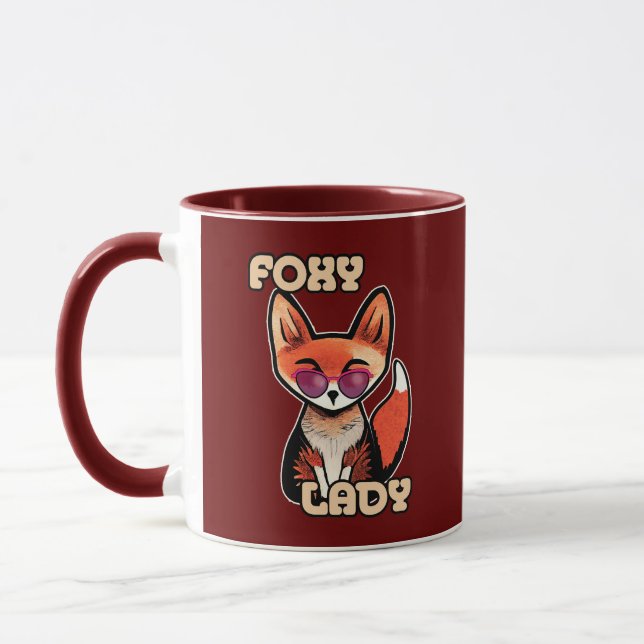 Foxy Lady | Niedlich Fox Tasse (Links)