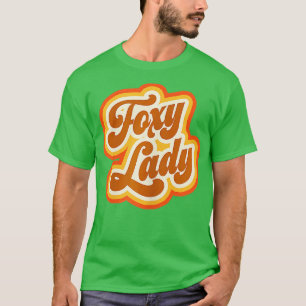 FOXY LADY Vintage Vintage 1970er Jahre Klassiker T-Shirt