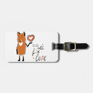 Foxy-Liebe Gepäckanhänger