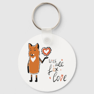 Foxy-Liebe Schlüsselanhänger