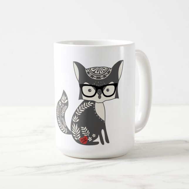 Foxy Mutter Coffee Mug Kaffeetasse (VorderseiteRechts)