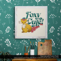 Foxy Niedlich mit Blume