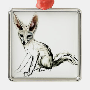 Foxy Ornament Aus Metall