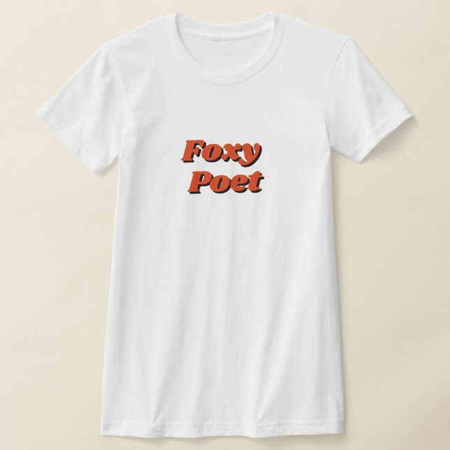 "Foxy Poet" T-Shirt (Ablage )