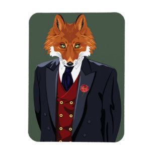 Foxy Portrait Magnet