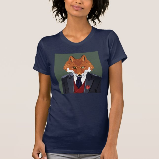 Foxy Porträt T-Shirt (Vorderseite)