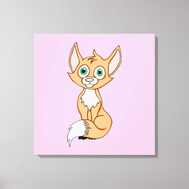 Foxy Roxy 24 x 24 Leinwanddruck (Vorderseite)