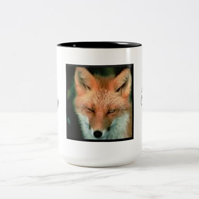 Foxy-Tasse Zweifarbige Tasse (Mittel)