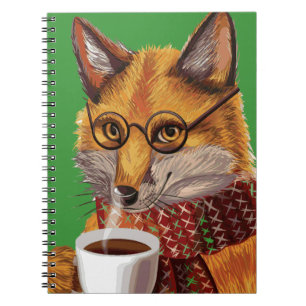 Foxy Tee-Zeit Notizblock