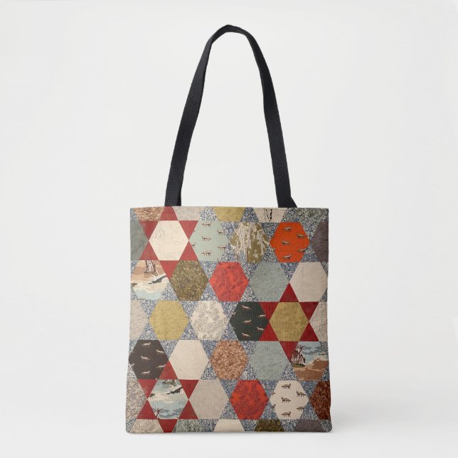 Foxy Tote Bag Original von Alison Roberts-Forde (Vorderseite)