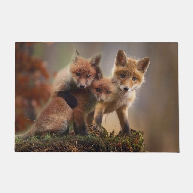 Foxy-Triplets Fußmatte (Vorderseite)