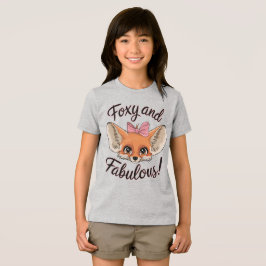 Foxy und Fabulous Niedlich Fennec Fox Tri-Blend Shirt