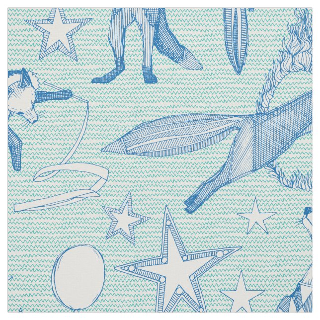 foxy Zirkus Stoff (Muster)