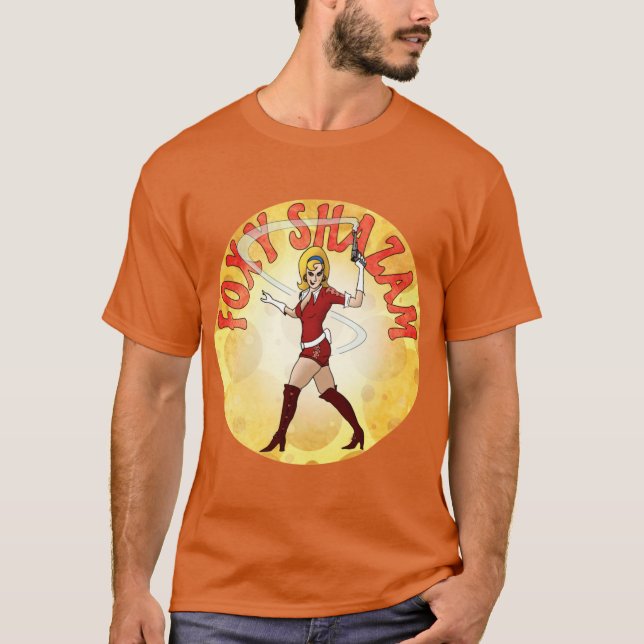 Foy Shazam 1960s Retro Image T-Shirt (Vorderseite)