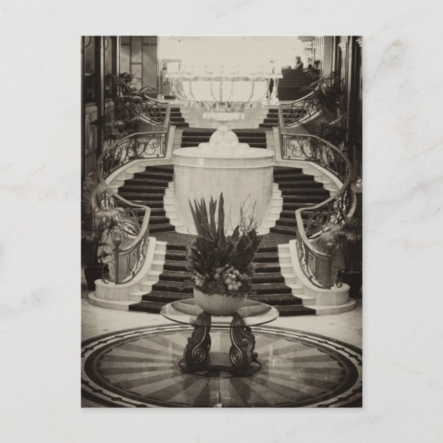 Foyer, Langham Hotel, Melbourne Postkarte (Vorderseite)