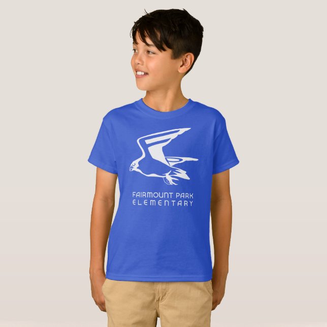 FPE Falcon Blue Boys T - Shirt (Vorne ganz)