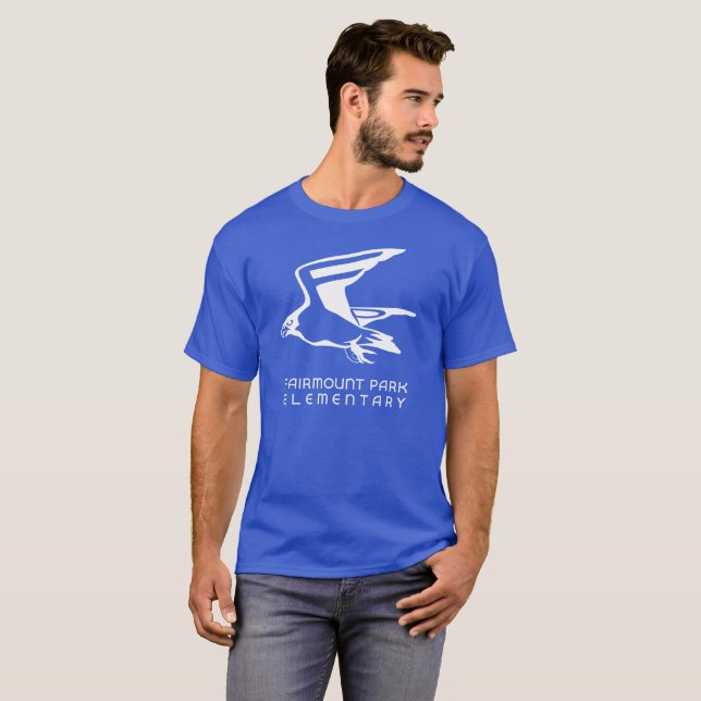 FPE Falcon Blue Mens T - Shirt (Vorne ganz)