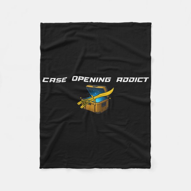 Fps Gamer Funny Cs First Person Competitive Gaming Fleecedecke (Vorderseite)