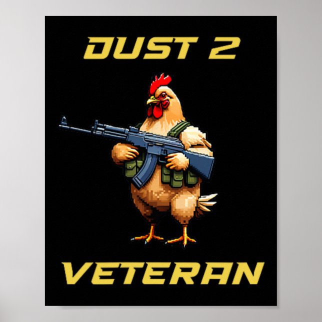 Fps Gamer Funny Cs First Person Competitive Gaming Poster (Vorne)