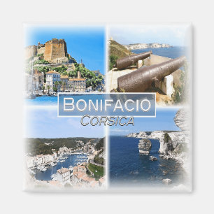 FR0119 Europa, Frankreich, Korsika, Bonifacio, Küh Magnet