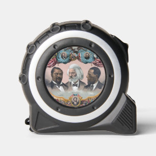 Fr3d3rick Bailey Douglass mit Black Abolitionist Maßband
