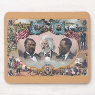 Fr3d3rick Bailey Douglass mit Black Abolitionist Mousepad
